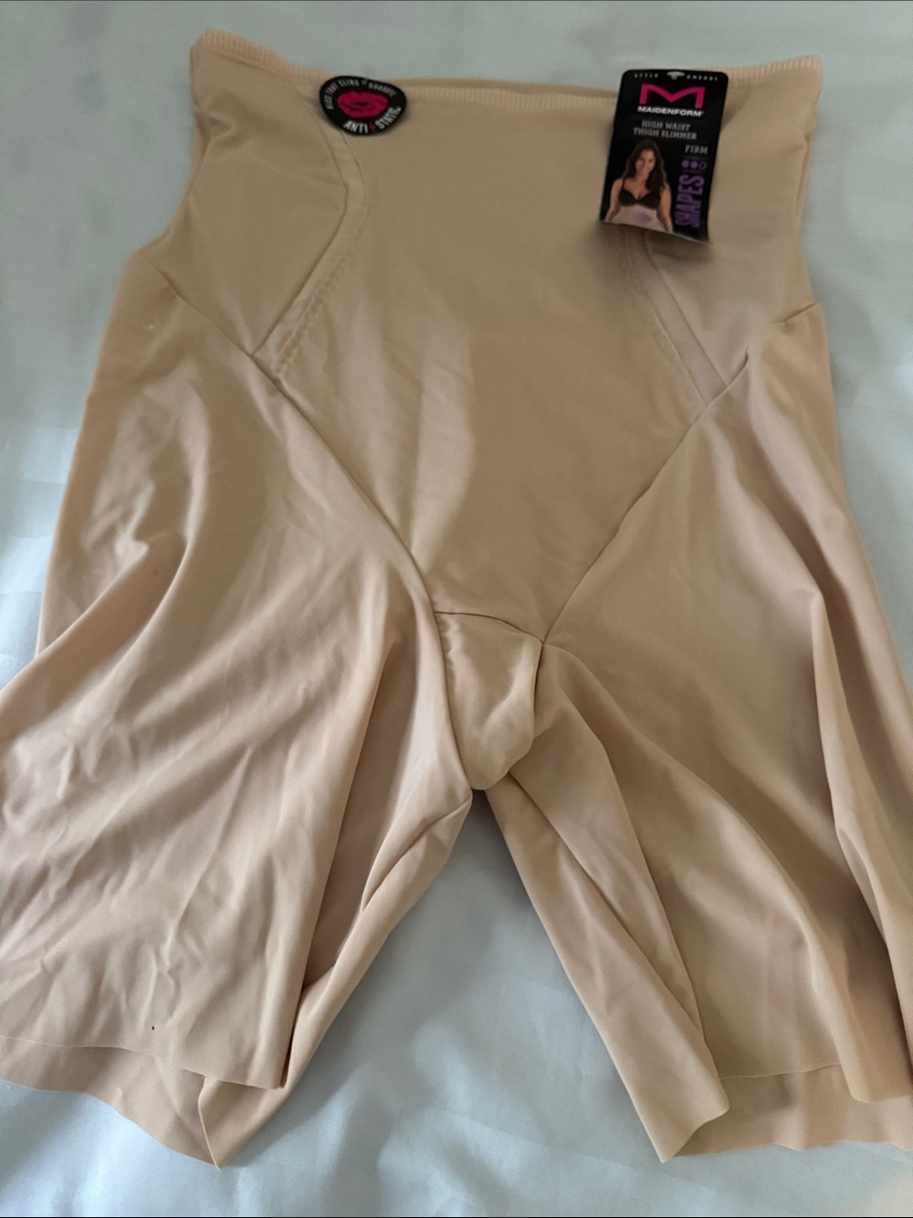 Maidenform High-Waist Nude Shaping Shorts
